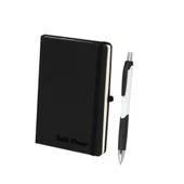 İsme Kişiye Özel Termo Lastikli Mini Not Defteri Kalem Seti 9x14 - 3
