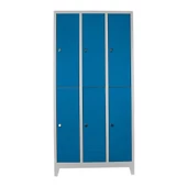 Jessan Ofis 6 Lı Standart Soyunma Dolabı Gri-Mavi - 1