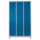 Jessan Ofis 9 lu Standart Soyunma Dolabı Gri-Mavi - 1