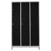 Jessan Ofis 9 lu Standart Soyunma Dolabı Gri-Siyah thumbnail 2