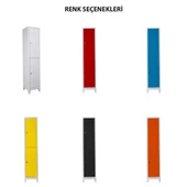 Jessan Ofis Tekli Yarım Kapılı Soyunma Dolabı Gri-Siyah thumbnail 4