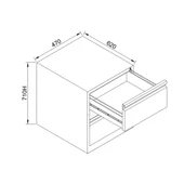 Jessan Ofis 2 li Klasör Dolabı Siyah thumbnail 4