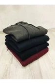 MASSİ İÇİ KALIN FERMUARLI KAPÜŞONLU MONT HIRKA SİYAH BATTALBÜYÜK BEDEN - 3