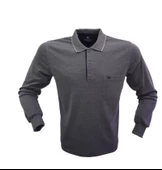 SİMENTİ POLO YAKA UZUN KOL CEPLİ RAHAT KALIP ÖZEL ÜRETİM SWEATSHİRT - 8