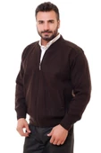 ASTARLI ÇELİK ÖRME CASUAL RAHAT KALIP HIRKA MONT LACİVERT - 11