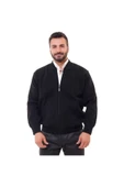ASTARLI ÇELİK ÖRME CASUAL RAHAT KALIP HIRKA MONT LACİVERT - 3