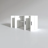 Kenzlife hazır mutfak merlanda byz 060*120*22 mutfak banyo dolabı kapaklı raflı - 3
