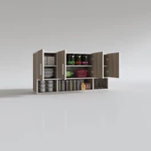 Kenzlife hazır mutfak severus crd 060*120*22 mutfak banyo dolabı kapaklı raflı thumbnail 3