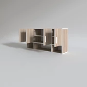 Kenzlife hazır mutfak severus crd 060*120*22 mutfak banyo dolabı kapaklı raflı thumbnail 2