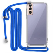 Samsung Galaxy S21 Plus Boyun Askılı Şeffaf Tank Kılıf thumbnail 1