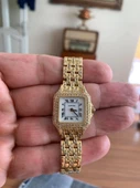 Cartier Panthere Lady Pırlantalı 18K Altın Kadın Saati 22 mm thumbnail 8