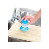 Sıvı Sabun Deterjan Hazneli Bulaşık Temizlik Fırçası thumbnail 2