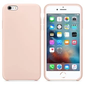 Apple iPhone 6S Plus Altı Açık Liquit Lansman Silikon Toz Pembe - 1