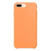 Apple iPhone 7 Plus Altı Açık Liquit Lansman Silikon Kehribar Turuncusu - 2