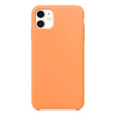 Apple iPhone 11 Altı Açık Liquit Lansman Silikon Kehribar Turuncusu - 2