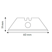 VIP-TEC Profesyonel Halıcı Tip Trapez Metal Maket Bıçağı Yerli Üretim thumbnail 2