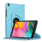 Samsung Galaxy Tab A 10.1'' T510 Deri Kapaklı 360 Kılıf Açık Mavi - 1