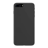 Apple iPhone 7 Plus İnce Mat Silikon Kılıf Siyah - 2