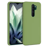 Xiaomi Redmi Note 8 Pro İnce Mat Silikon Kılıf Yeşil - 1