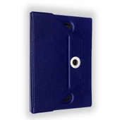 Hometech T701 Universal Dönerli Standlı Tablet Kılıfı Lacivert - 1