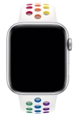 Apple Watch Series 3 38 MM Fileli Kordon Beyaz-Renkli - 3