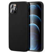 Apple iPhone 14 Pro Max 6.7'' İnce Mat Silikon Kılıf Siyah - 1