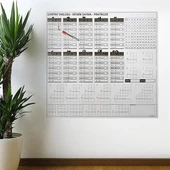 BUFFER® Çarpım Tablosu Ezberleme Manyetik Duvar Stickerı 105 x 100 cm - 2