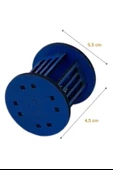 BUFFER®  Mini Silindir Eğlenceli Renkli Sağlam Küçük Pati İzi Şekilli Kedi Oyuncağı - 9