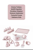BUFFER® 22 Parça Plastik Kolay Kullanımlı Pasta Kek Şekilli Kurabiye Seti - 6