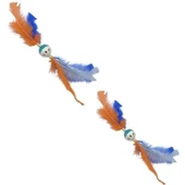 BUFFER® Tüylü Püsküllü Kedi Oyuncağı Dikkat Çekici Renkli Sevimli Evcil Hayvan Oyuncağı - 9