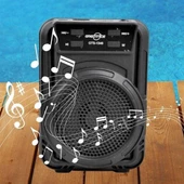 BUFFER® Mini Işıklı Hoparlör Bluetooth Wireless Hoparlör Yüksek Ses Hoparlö - 2