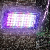 BUFFER® Kumandalı Led Işık Dış Cephe Aydınlatması Çok Renkli RGB Led Panel Işık PartiLed Aydınlatma - 4