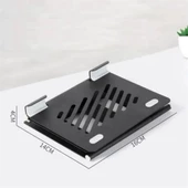 Buffer®  Ayarlanabilir Metal Dizüstü Destek Tabanı Katlanabilir Taşınabilir Laptop Sehpası Standı - 3