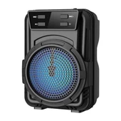 BUFFER® Mini Işıklı Hoparlör Bluetooth Wireless Hoparlör Yüksek Ses Hoparlö - 1