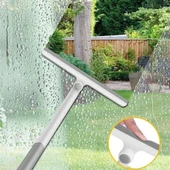 BUFFER® 360 Derece Döner Başlıklı Cam Sil Çok Amaçlı Pratik Cam Ayna Fayans Silme Aparatı thumbnail 5