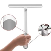 BUFFER® 360 Derece Döner Başlıklı Cam Sil Çok Amaçlı Pratik Cam Ayna Fayans Silme Aparatı thumbnail 8