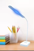 BUFFER® İnce Uzun USBli Dokunmatik 3 Kademeli 360 Derece Özel Göz Korumalı led Lityum Masa Lambası - 9