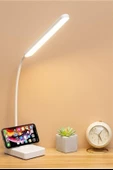 BUFFER® İnce Uzun USBli Dokunmatik 3 Kademeli 360 Derece Özel Göz Korumalı led Lityum Masa Lambası - 7