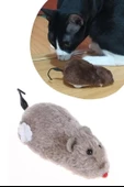 BUFFER® Kurmalı Kedi Eğitim Oyuncağı Tüylü Peluş Fare Yakalama İnteraktif Sevimli Eğlenceli Oyuncak - 7