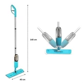 BUFFER® Döner Başlıklı Spreyli Mop Parke Ahşap Fayans Temizleyici Su Hazneli Sihirli Paspas thumbnail 6