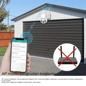 BUFFER® 20 MP HD Lens İç Dış Mekan Suya Danıklı IP Wifi Network Güvenlik Kamerası Wifi Kamera - 7