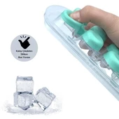 BUFFER® Silikon Tabanlı Yapışmaz Kolay Çıkabilen 12Li Buz Kalıbı - 4