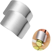 BUFFER® 2li Metal Parmak Koruyucu Hızlı ve Güvenli Kesme Paslanmaz Çelik Koruyucu Aparat - 1