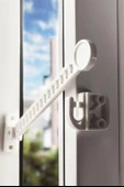 BUFFER® Bebek Çocuk Evcil Hayvan Güvenlik Ayarlanabilir Koruyucu Pencere Havalandırma Kilidi - 7