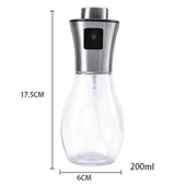 BUFFER® Çok Amaçlı Spreyli Sızdırmaz Cam Şişe Yağdanlık Limon Sirke Sos Püskürtücü Dağıtıcı Sprey - 4