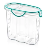 BUFFER® Kilitli Kapaklı Contalı Hava,Su Sıvı Geçirmez 1,7 Litre Erzak Saklama Kabı-SA585 - 1