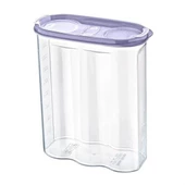 BUFFER® 2 Kapaklı Ölçekli Erzak Kuru Gıda Saklama Kutusu Kabı 2,4 Litre-SA940 - 1
