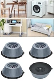 BUFFER® Çamaşır Makinesi Sarsıntı Titreşim Ses Önleyici Kaydırmaz Ayak 4lü Set - 10