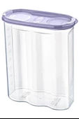 BUFFER® 2 Kapaklı Ölçekli Erzak Kuru Gıda Saklama Kutusu Kabı 2,4 Litre-SA940 - 5