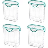 BUFFER® Kilitli Kapaklı Contalı Hava,Su Sıvı Geçirmez 1,7 Litre Erzak Saklama Kabı-SA585 - 10